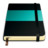 moleskine turquoise 512